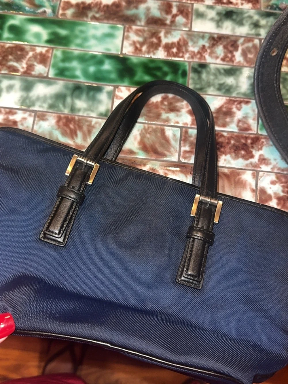 Coach bundle!!!  Coach Black Leather Crossbody with Signature Canvas Wristlet